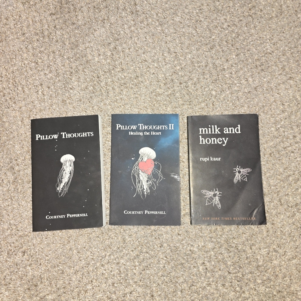 Poetry Book Set - Black and White Covers